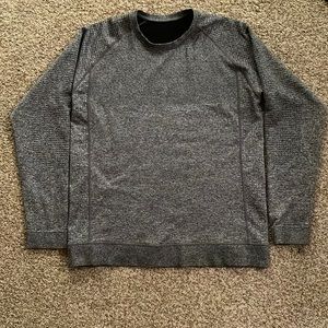 Lululemon Mens Engineered Warmth Sweater Size L heathered grey